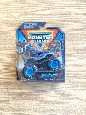Monster Jam Series 34 Megalodon Spin Master 1/64 Truck NEW Packaging Crease